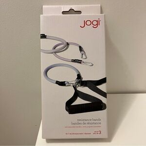 Brand New Jogi Set of 3 Resistance Bands With Removable Handles